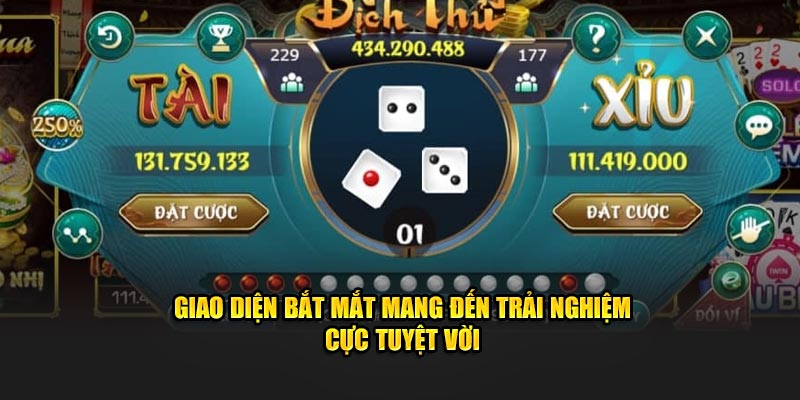 Giao diện bắt mắt mang đến trải nghiệm cực tuyệt vời