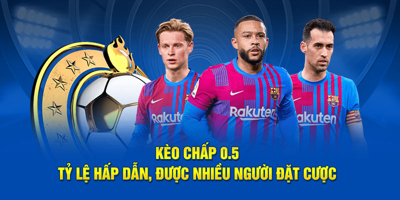 Kèo Chấp 0.5 | Tỷ Lệ Hấp Dẫn, Được Nhiều Người Đặt Cược
